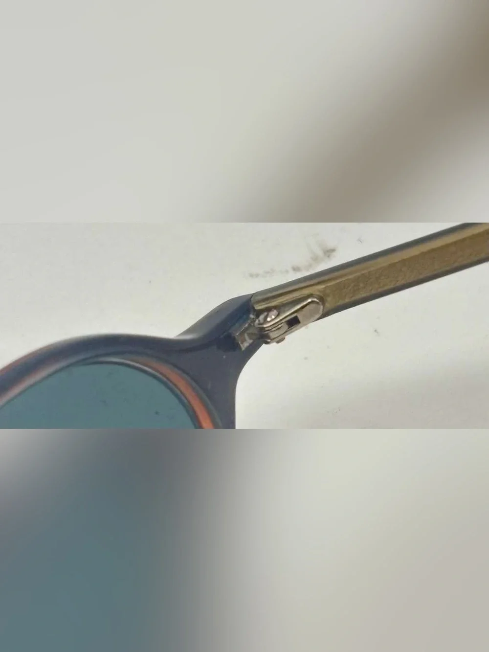 Norman Rockwell NR42 Purple Iridescent Oval Sunglasses Frames Only